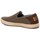 Schuhe Herren Leinen-Pantoletten mit gefloch Refresh 171723 Grün