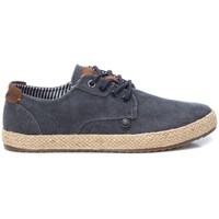 Schuhe Herren Leinen-Pantoletten mit gefloch Refresh 171721 Blau