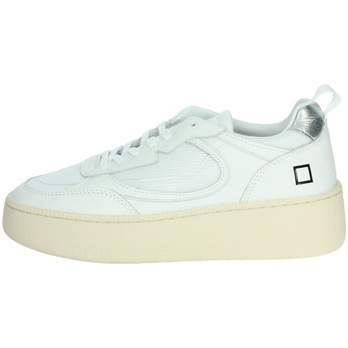 Schuhe Damen Sneaker High Date W401-SE-DR-WS Weiss