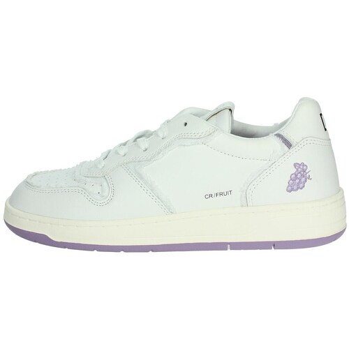 Schuhe Damen Sneaker High Date W401-CR-FT-GP Weiss