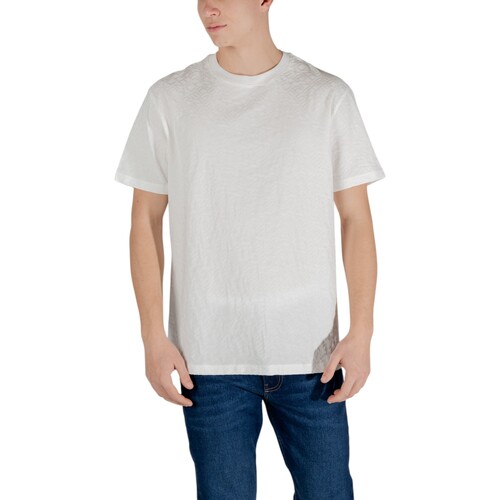 Kleidung Herren Langärmelige Polohemden EAX XM000478 AF10337 Weiss