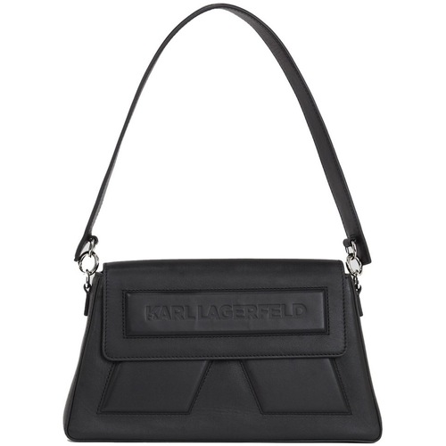 Taschen Damen Taschen Karl Lagerfeld IKON K SOFT SHOULDER BAG Schwarz
