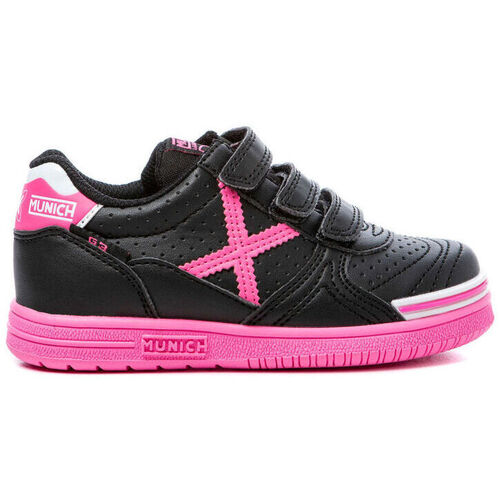 Schuhe Kinder Sneaker Munich G3 kid profit velcro Schwarz