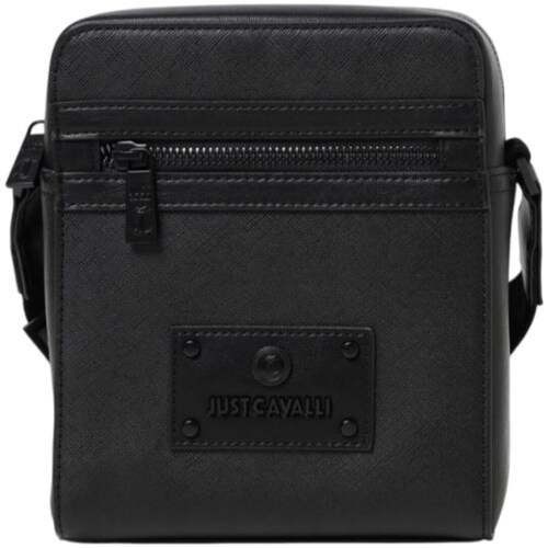 Taschen Herren Schultertaschen Roberto Cavalli 77QA4B32-ZS766 Schwarz