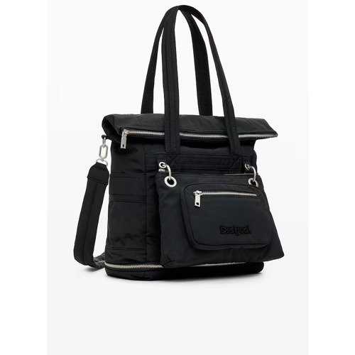 Taschen Mädchen Rucksäcke Desigual Sac à dos femme  Basic Modular Voyager Schwarz