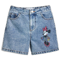 Kleidung Mädchen Shorts / Bermudas Desigual Short fille  Happy Mickey Blau