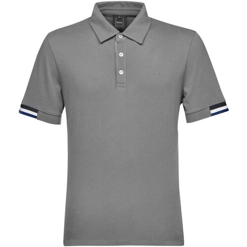 Kleidung Herren Polohemden Geox Polo piquet 2 Grau
