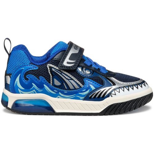 Schuhe Jungen Sneaker Geox Baskets enfant  Inek D Blau