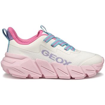 Schuhe Mädchen Sneaker Geox Baskets fille  Flexyper Fast A Weiss