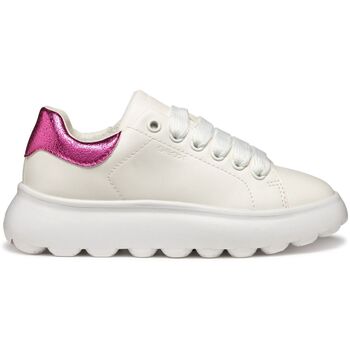 Schuhe Mädchen Sneaker Geox Baskets fille  Puffypop A Weiss