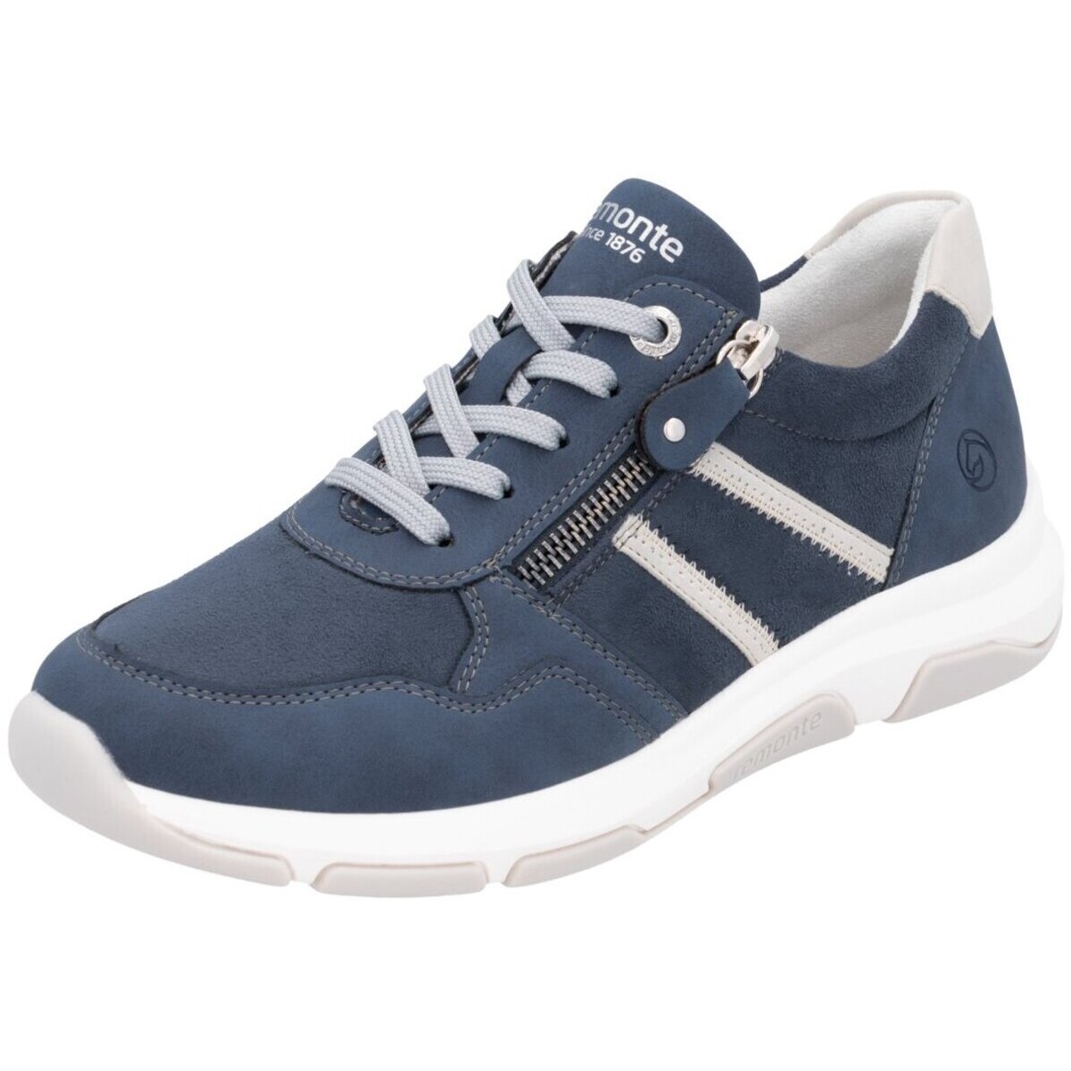 Schuhe Damen Derby-Schuhe & Richelieu Remonte Schnuerschuhe Strech Sneaker D1S04-14 Blau
