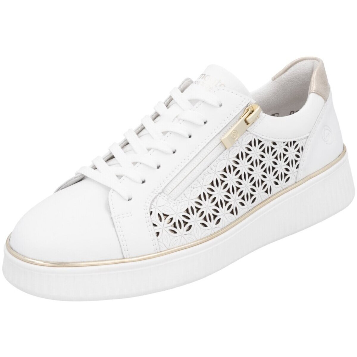 Schuhe Damen Derby-Schuhe & Richelieu Remonte Schnuerschuhe FS Halbschuh D2E03-80 Weiss