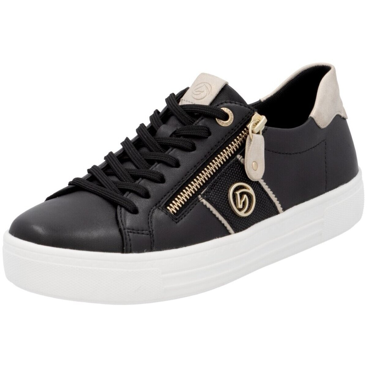 Schuhe Damen Sneaker Remonte D0919-03 Schwarz