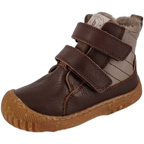 Schuhe Jungen Stiefel Bisgaard Klettstiefel Helton Tex 64110-1200 Braun