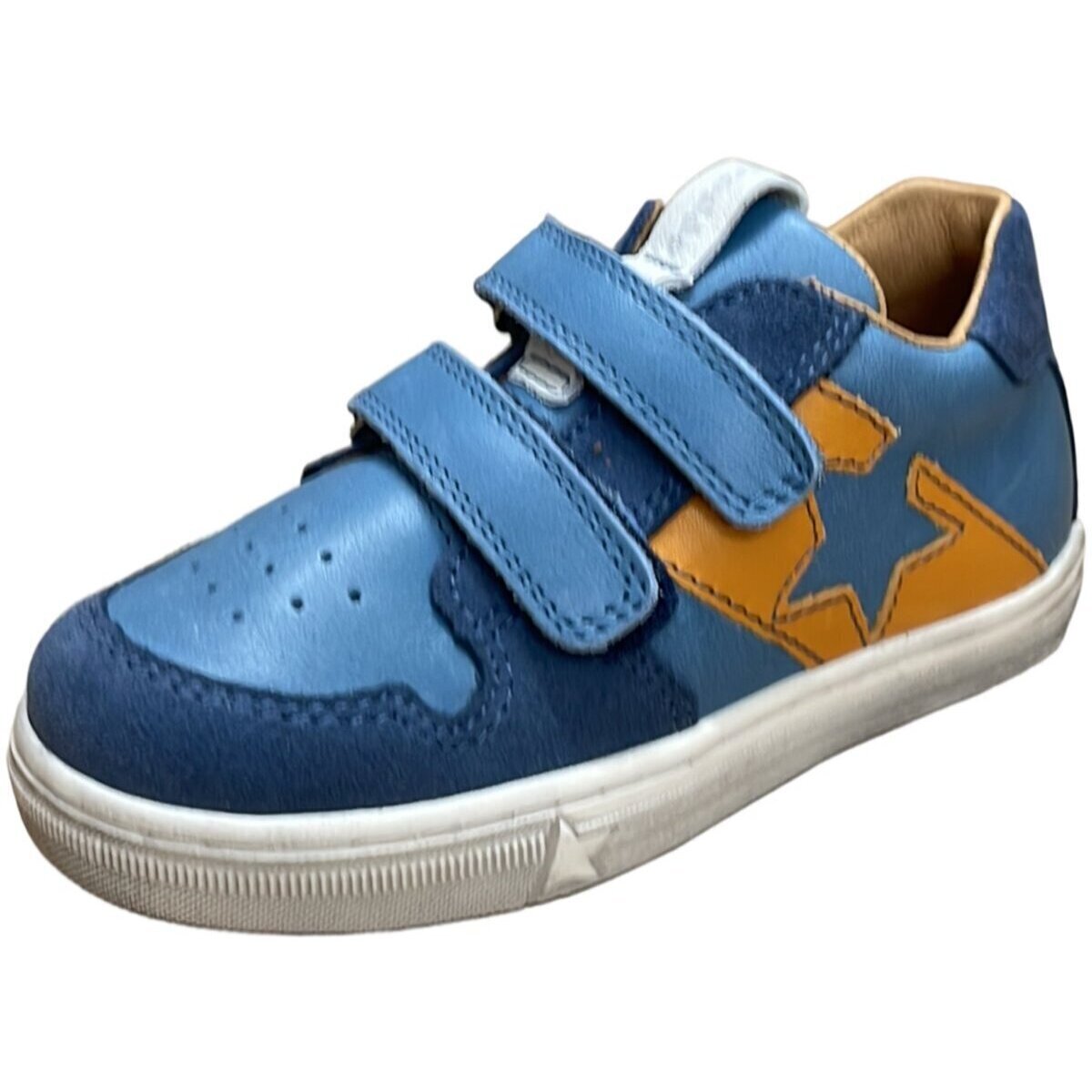 Schuhe Jungen Derby-Schuhe & Richelieu Froddo Klettschuhe jeans G2130315-27 Blau