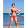 Kleidung Damen Bikini Ober- und Unterteile Lisca Strümpfe Badehose PALMA Orange