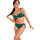 Kleidung Damen Bikini Ober- und Unterteile Lisca Push-up-Badeanzug-Top PALMA Grün