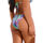 Kleidung Damen Bikini Ober- und Unterteile Lisca Verstellbare Bikini-Höschen-Strümpfe mit Rüschen JERSEY Violett
