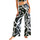 Kleidung Damen Fließende Hosen/ Haremshosen Lisca Strandhose HONOLULU Schwarz