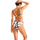 Kleidung Damen Bikini Ober- und Unterteile Lisca Bikini-Strümpfe Badehose mit Ausschnitt HONOLULU Weiss