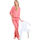 Kleidung Damen Pyjamas/ Nachthemden Lisca Pyjama Hose Top Dreiviertel-Ärmel Freely  Cheek Rosa