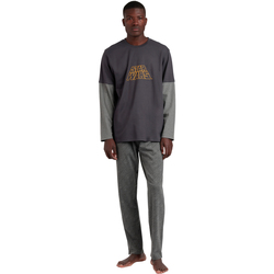 Kleidung Herren Pyjamas/ Nachthemden Admas Pyjama Hausanzug Hose und Oberteil New Hope Star Wars Grau