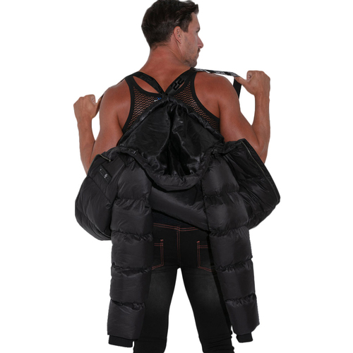 Code 22 Daunenjacke mit Kapuze Puffer Code22 Schwarz