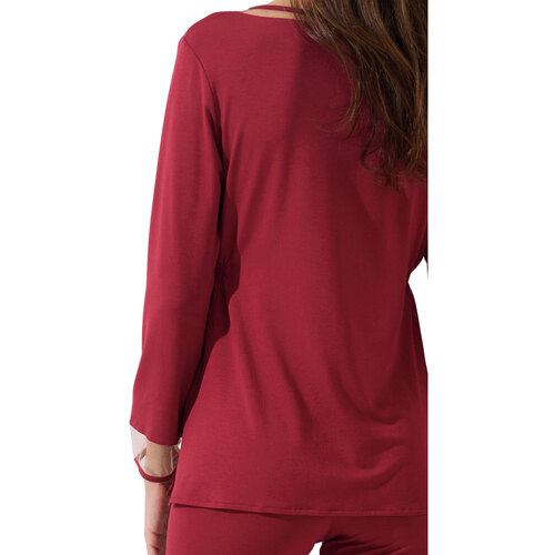 Lisca Pyjama Hose Top Langarm Gloriosa Rot