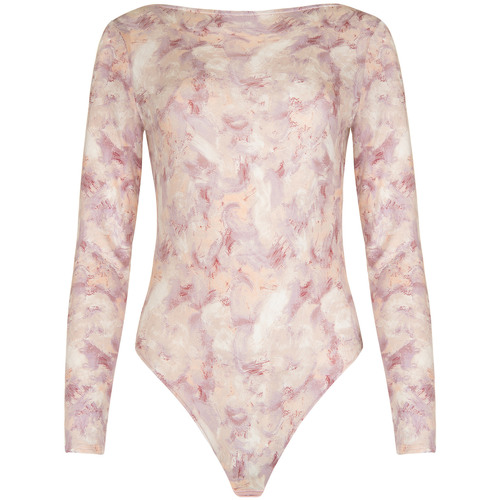 Unterwäsche Damen Bodys Lisca Body mit langen Ärmeln Olena Rosa