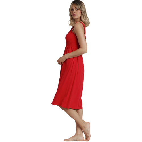 Admas Mittellanges Sommerkleid Dolly Rot