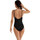 Kleidung Damen Badeanzug Lisca Einteiliger vorgeformter Verstellbare Träger-Bikini Union Schwarz