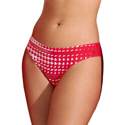 Kleidung Damen Bikini Ober- und Unterteile Lisca Bikinistrümpfe mit abnehmbaren Bändern Quito Rot