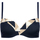 Kleidung Damen Bikini Ober- und Unterteile Lisca Vorgeformtes Verstellbare Träger-Badeanzugoberteil Toulouse Blau