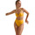 Kleidung Damen Bikini Ober- und Unterteile Lisca Bikini-Strümpfe mit hohem Bund Palma Gelb
