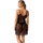 Kleidung Damen Pyjamas/ Nachthemden Lisca Negligé Nightscape Schwarz
