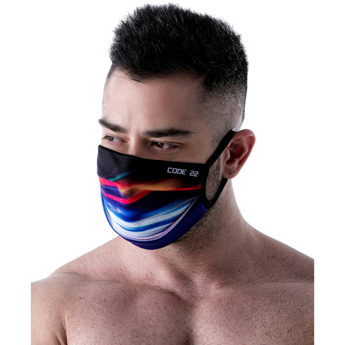 Code 22 Gemischte Schutzmaske C22 schwarz Code22 Schwarz
