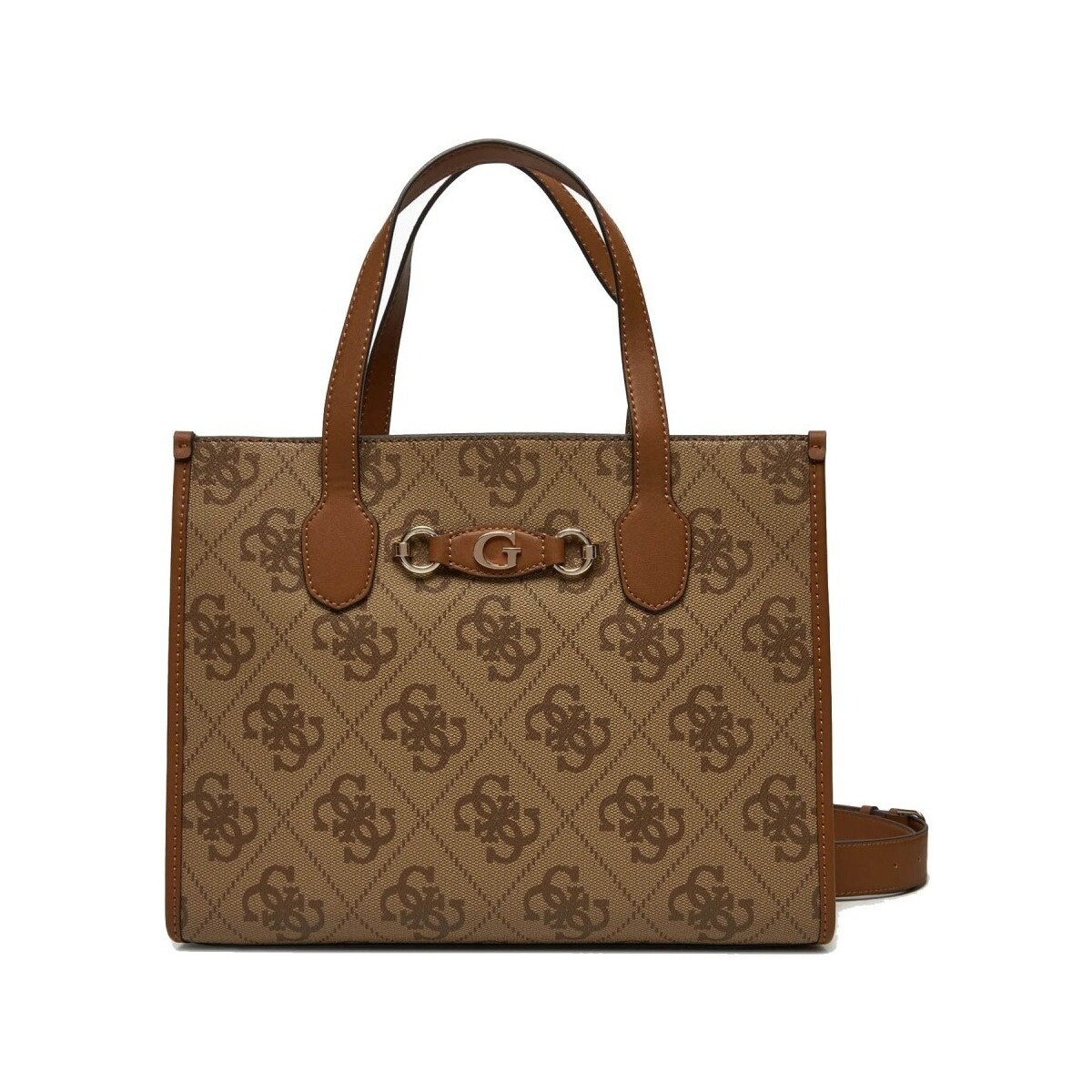 Taschen Damen Taschen Guess IZZY 2 COMP TOTE Braun