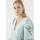 Kleidung Damen Kurze Kleider Just Like You Kleid mit Spitzendetails an den Ärmeln Grün
