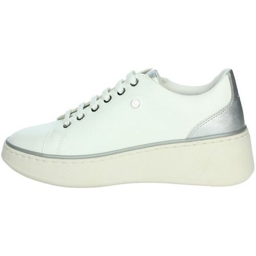 Schuhe Damen Sneaker High Geox D55YHA 054AJ Weiss