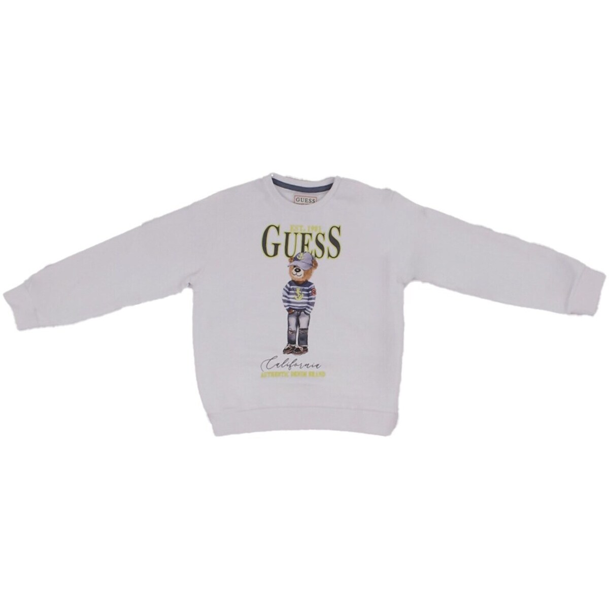 Kleidung Jungen Pullover Guess L5RQ06 KAD74 Weiss