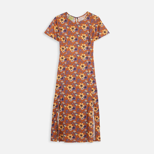 Kleidung Damen Kleider Oxbow Robe longue LAVITRA Braun