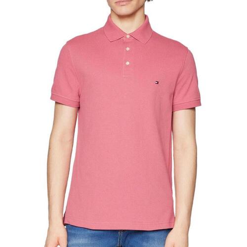 Kleidung Herren T-Shirts & Poloshirts Tommy Hilfiger MW0MW17770 Rosa
