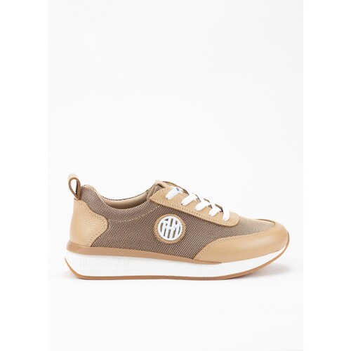 Schuhe Damen Sneaker The Happy Monk 37091 Beige