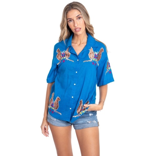 Kleidung Damen Hemden Isla Bonita By Sigris Hemd Blau