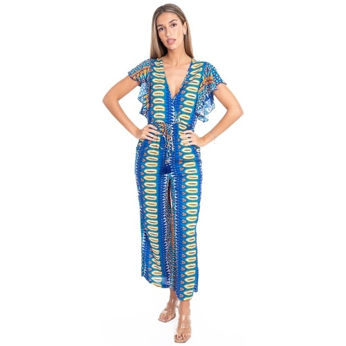 Kleidung Damen Overalls / Latzhosen Isla Bonita By Sigris Brötchen Blau