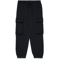 Kleidung Jungen Cargo Hosen Diesel J02315-KYAQK Schwarz