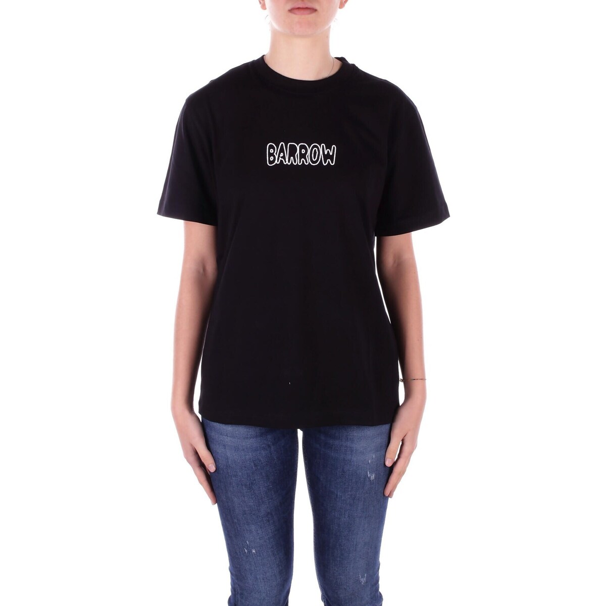Kleidung T-Shirts Barrow S5BWUATH053 Schwarz