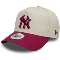 Accessoires Kinder Schirmmütze New-Era Casquette New York Yankees Patch Frame Beige