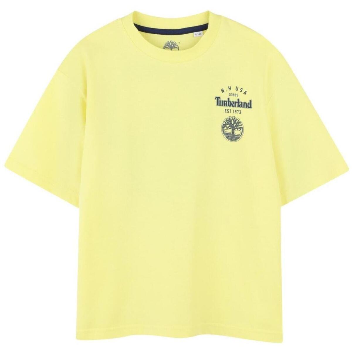 Kleidung Jungen T-Shirts Timberland  Gelb