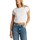 Kleidung Damen T-Shirts Calvin Klein Jeans MONOGRAM BABY TEE LV047AB802 Weiss